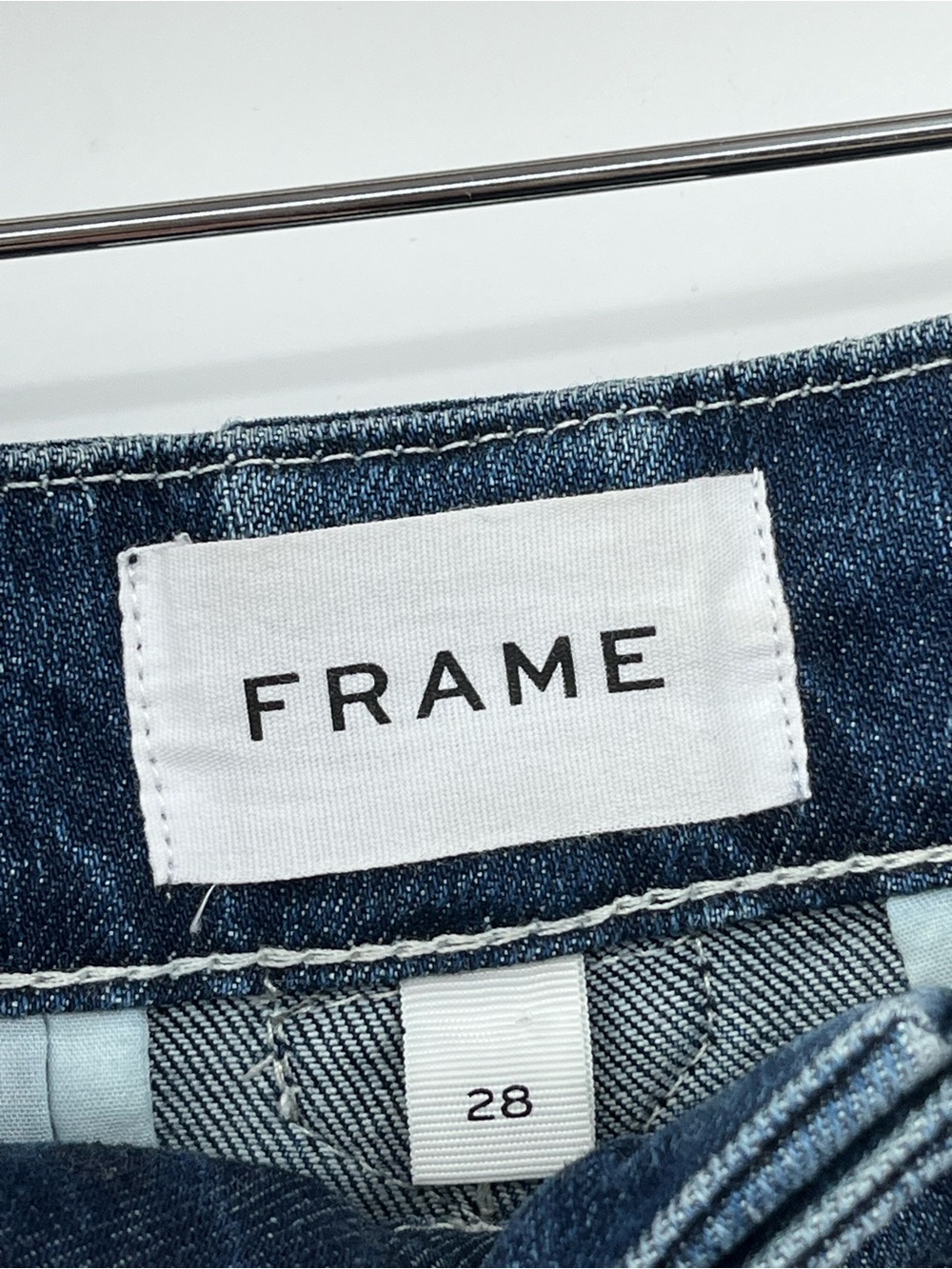 Frame Womens Utility Relaxed Wide Leg Jeans 28x25 Gabriel 0603 cropped sailor - Picture 5 of 11